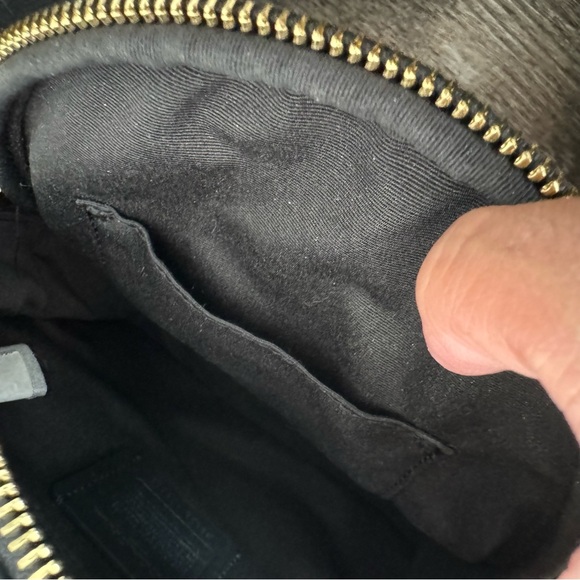 Coach Black Mini Leather Court Backpack - Picture 7 of 10